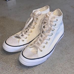 Converse Chuck Taylor All Star High Top Sneakers Off White/Holographic